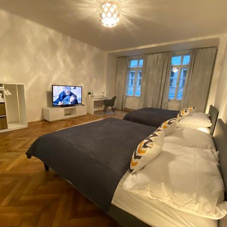 Spacious Apartment On Wenceslas Square ปราก ภายนอก รูปภาพ